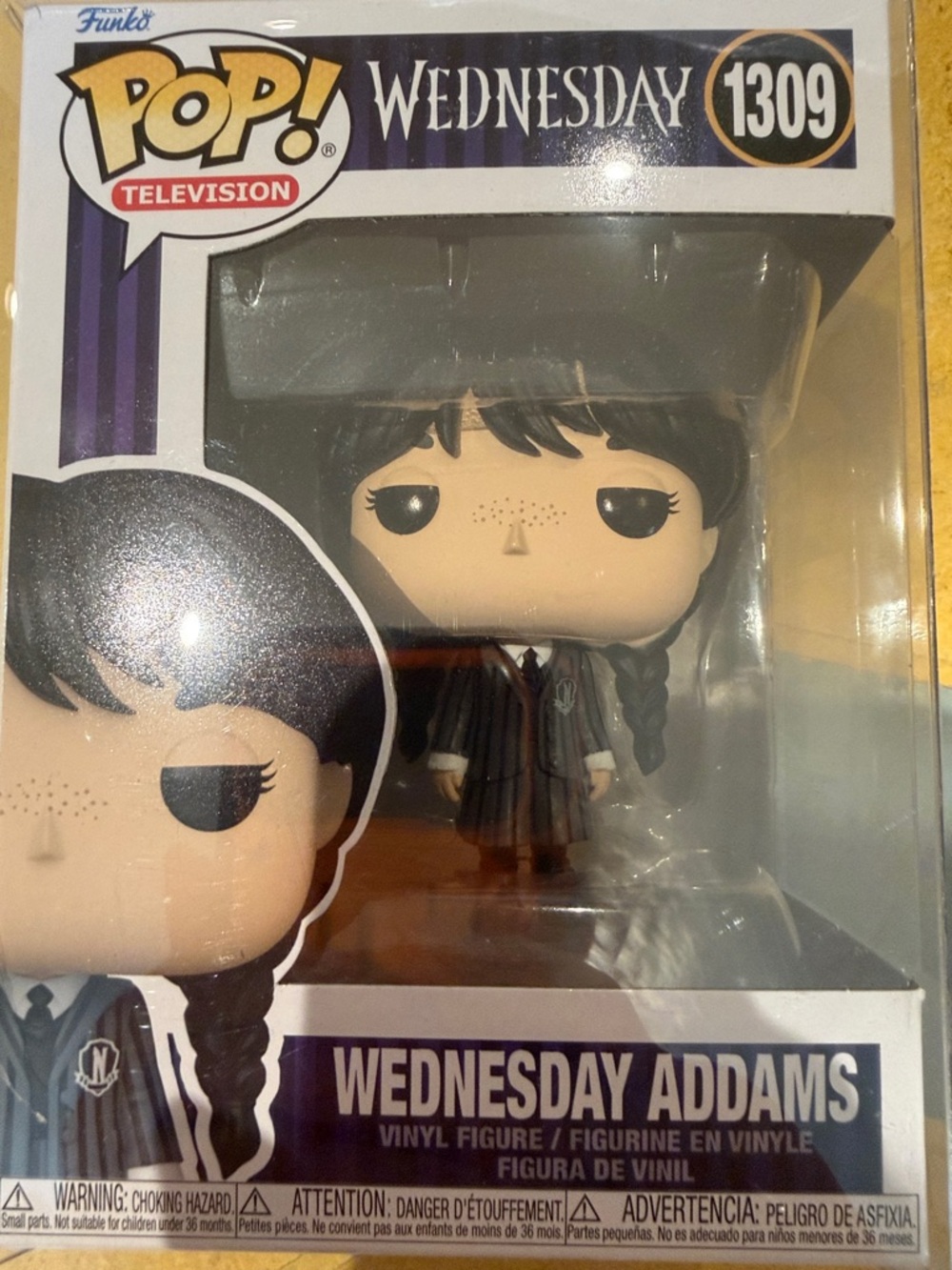Funko Wednesday Addams Pop! Vinyl Figure in Black and Purple